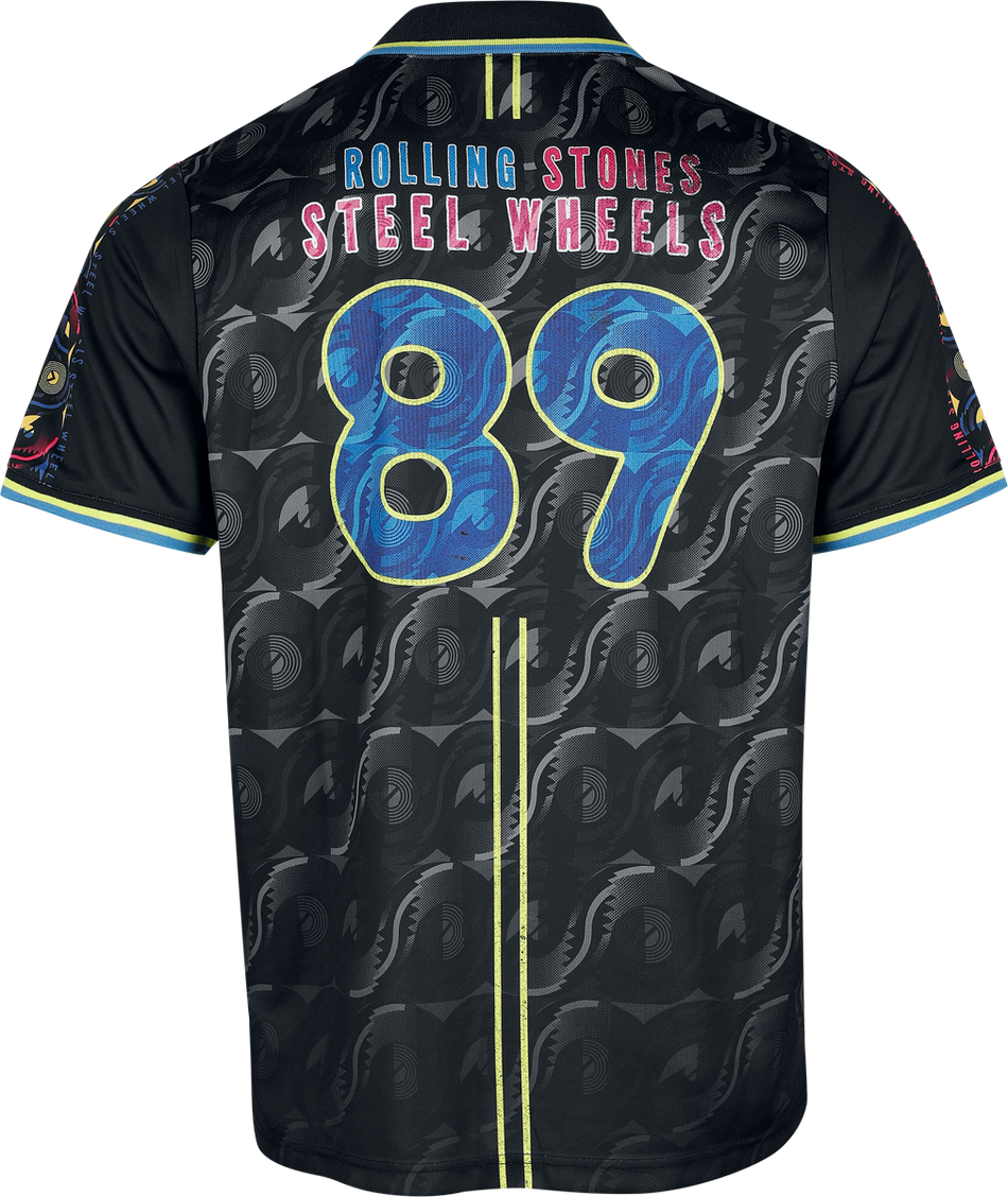 Jersey  de The Rolling Stones - Amplified Collection - Steel Wheels Rock FC - S à 5XL - pour Homme - multicolore - The Rolling Stones - View 2