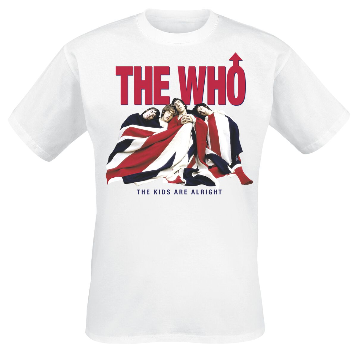 T-Shirt Manches courtes  de The Who - The Kids Are Alright - S à XXL - pour Homme - blanc - The Who