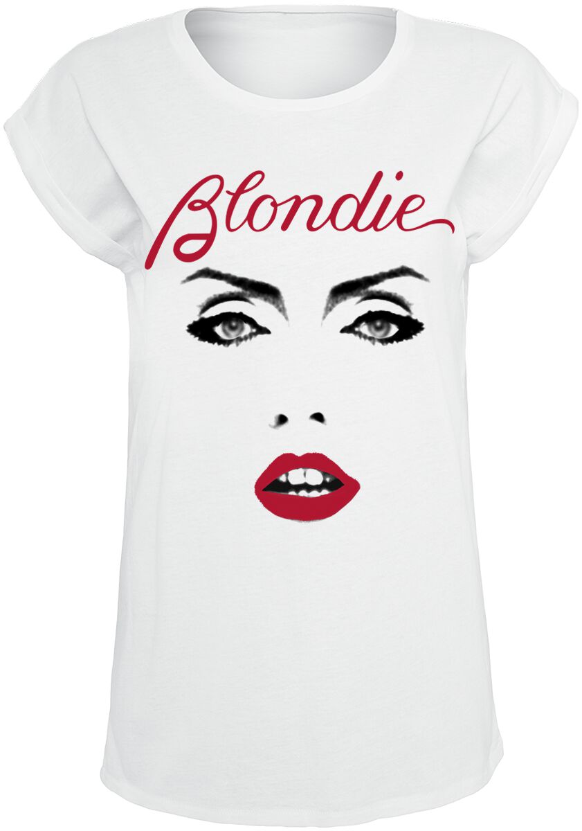 T-Shirt Manches courtes  de Blondie - Beauty - M à XXL - pour Femme - blanc - Blondie