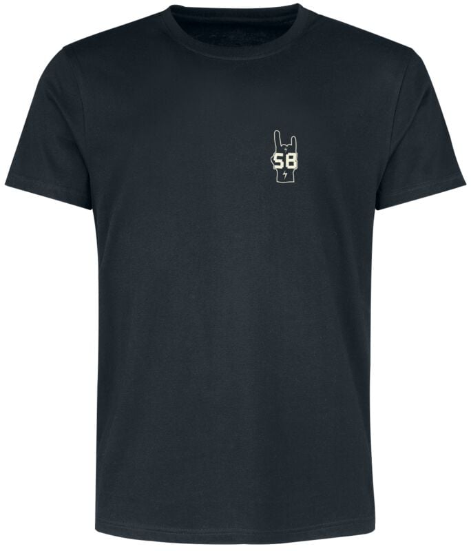 T-Shirt Manches courtes  de Bob L'Éponge - Hall Of Fame - Patrick und SpongeBob - S à L - pour Homme - noir - Bob L'Éponge