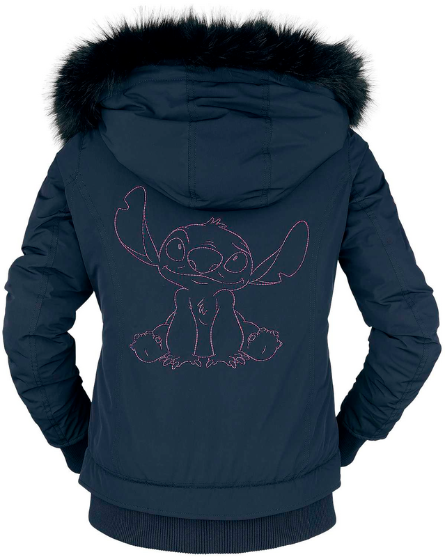 Manteau d'hiver Disney de Lilo & Stitch - Stitch - S à XXL - pour Femme - bleu foncé - Lilo & Stitch - View 2