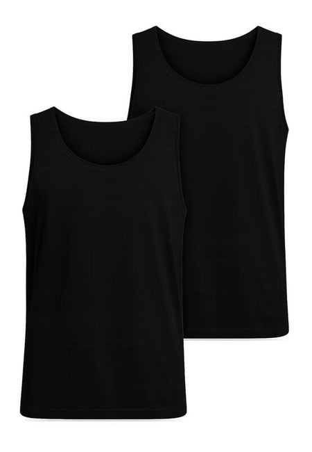 Débardeur  de Urban Classics - Débrdeur Jersey - Lot de 2 - S à XXL - pour Homme - noir - Urban Classics