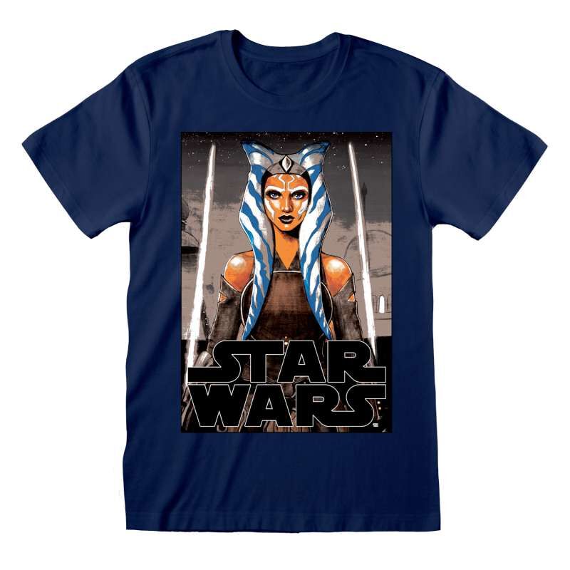 T-Shirt Manches courtes Disney de Star Wars - White Blades - L - pour Femme - bleu - Star Wars