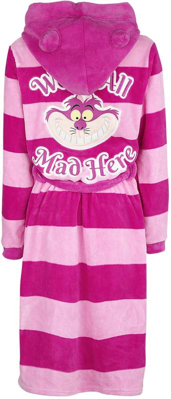 Robe de Chambre Disney de Alice Au Pays Des Merveilles - We're All Mad Here - S-M à XXL-3XL - pour Femme - rose - Alice Au Pays Des Merveilles - View 2