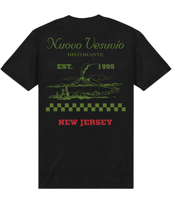 T-Shirt Manches courtes  de The Sopranos - Nuovo Vesuvio - beidseitig bedruckt - S à XXL - pour Homme - noir - The Sopranos - View 2