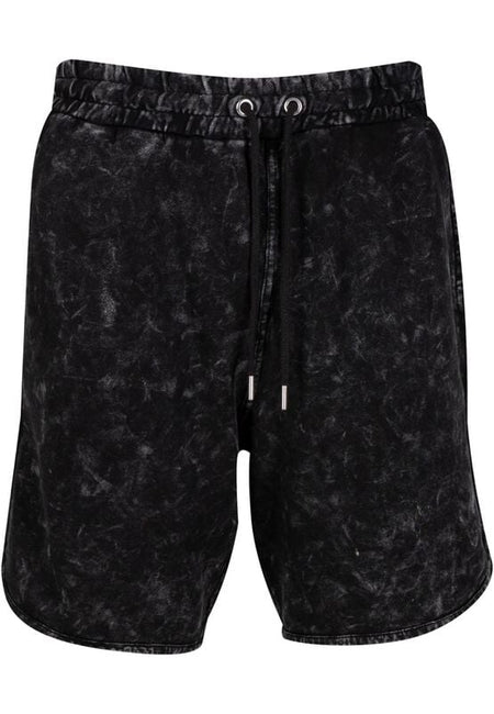 Short  de Urban Classics - Washed Piped Shorts - S à L - pour Homme - noir - Urban Classics