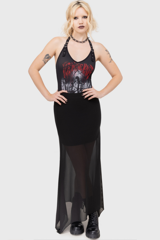 Body Gothic de Ice Nine Kills by Killstar - Welcome To Horrorwood Bodysuit - L à 4XL - pour Femme - noir - Ice Nine Kills by Killstar - View 2