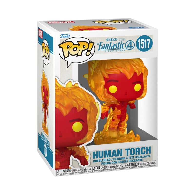 Les Quatre Fantastiques - La Torche Humaine - Funko Pop! n°1517 - Funko Pop! - Funko Shop Europe - Les Quatre Fantastiques