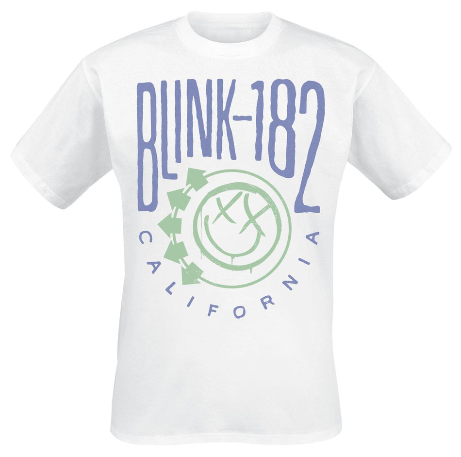 T-Shirt Manches courtes  de Blink-182 - Cali Smile - S à 3XL - pour Homme - blanc - Blink-182
