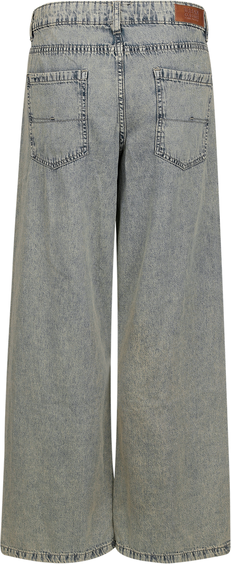 Jean  de Urban Classics - Jean Taille Basse Baggy - 28 à 31 - pour Femme - gris bleu - Urban Classics - View 2