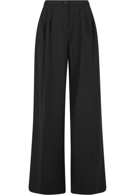 Pantalon en toile  de Urban Classics - Pantalon Ample - 27 à 32 - pour Femme - noir - Urban Classics