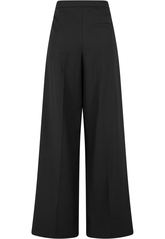 Pantalon en toile  de Urban Classics - Pantalon Ample - 27 à 32 - pour Femme - noir - Urban Classics - View 2