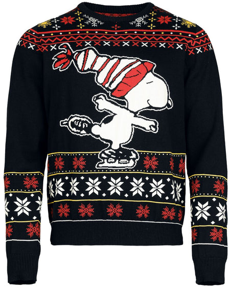 Pull de Noël  de Snoopy - S à XXL - pour Homme - multicolore - Snoopy