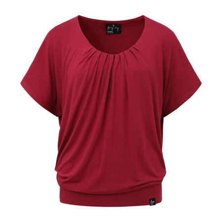 T-Shirt Manches courtes  de Forplay - Beth - S à L - pour Femme - bordeaux - Forplay