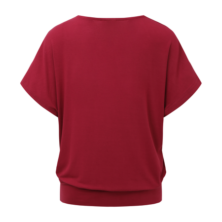 T-Shirt Manches courtes  de Forplay - Beth - S à XXL - pour Femme - bordeaux - Forplay - View 2