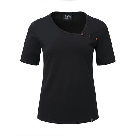 T-Shirt Manches courtes  de Forplay - Carlotta - S à XXL - pour Femme - noir - Forplay