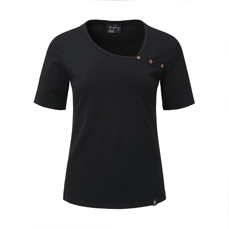 T-Shirt Manches courtes  de Forplay - Carlotta - S à XXL - pour Femme - noir - Forplay