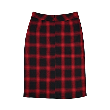 Jupe mi-longue  de Forplay - Farina - S à XL - pour Femme - rouge/noir - Forplay - View 2