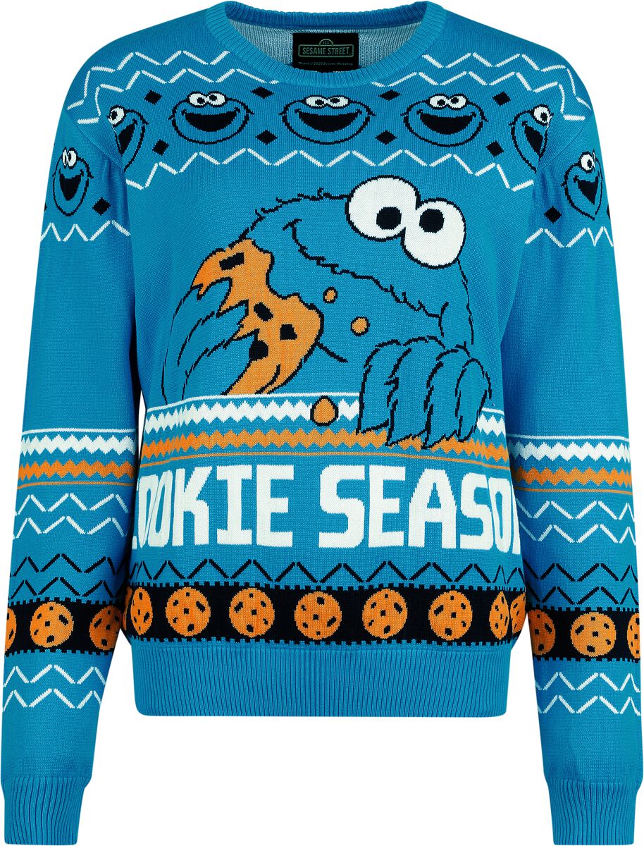 Pull de Noël  de Sesame Street - Cookie Season - S à XXL - pour Femme - multicolore - Sesame Street