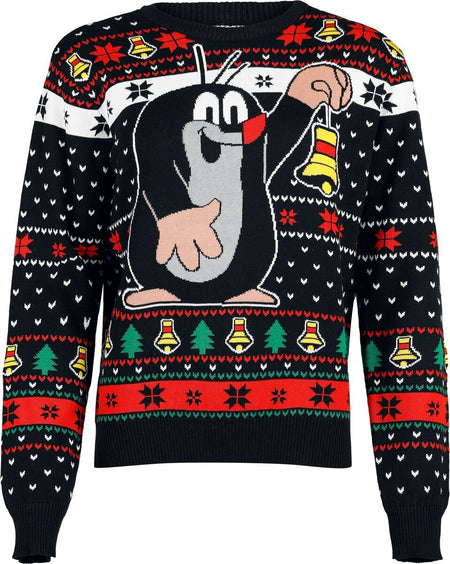 Pull de Noël  de The Little Mole - Petite Taupe - Cloches - S à XXL - pour Femme - multicolore - The Little Mole