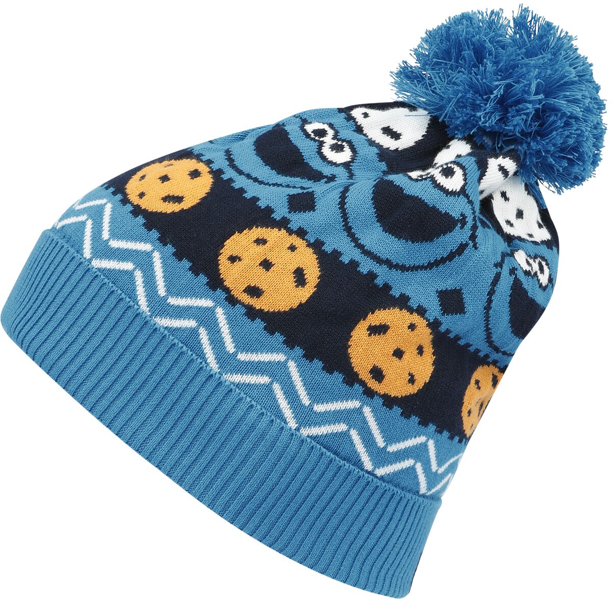 Bonnet  de Sesame Street - Macaron Le Glouton - pour Unisexe - multicolore - Sesame Street