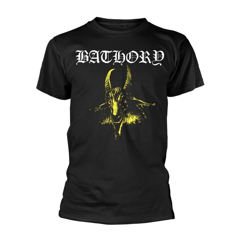 T-Shirt Manches courtes  de Bathory - Goat Yellow - S à XXL - pour Homme - noir - Bathory