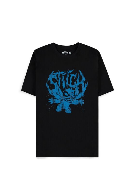 T-Shirt Manches courtes Disney de Lilo & Stitch - Vintage Stitch - L à XL - pour Homme - noir - Lilo & Stitch