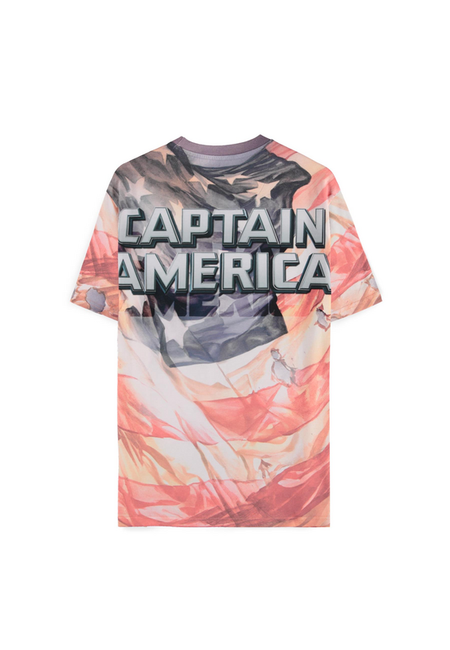 T-Shirt Manches courtes Disney de Captain America - Brave New World - Captain America - Flag - S à XXL - pour Homme - multicolore - Captain America - View 2