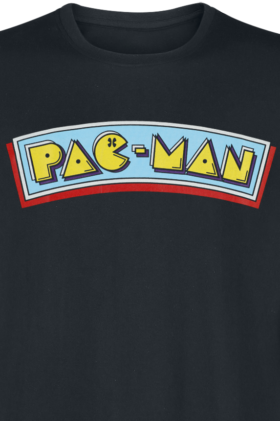 T-Shirt Manches courtes Gaming de Pac-Man - Logo - S à XXL - pour Homme - noir - Pac-Man - View 2