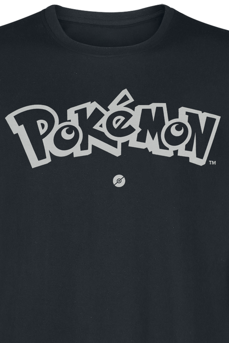 T-Shirt Manches courtes Gaming de Pokémon - Logo - S à L - pour Homme - noir - Pokémon - View 2