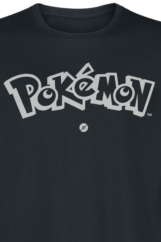 T-Shirt Manches courtes Gaming de Pokémon - Logo - S à L - pour Homme - noir - Pokémon - View 2