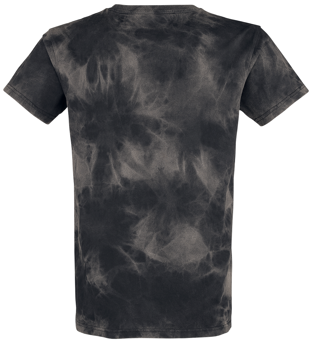 T-Shirt Manches courtes  de Black Premium by EMP - T-Shirt Délavé Batik - L à XL - pour Homme - gris/marron - Black Premium by EMP - View 2