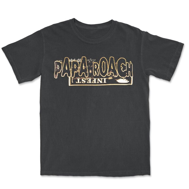 T-Shirt Manches courtes  de Papa Roach - Horizontal - S à XXL - pour Homme - noir - Papa Roach