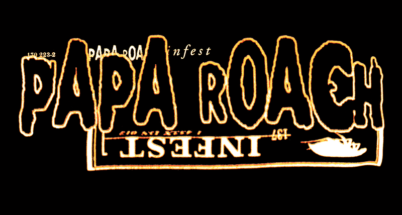 T-Shirt Manches courtes  de Papa Roach - Horizontal - S à XXL - pour Homme - noir - Papa Roach - View 2