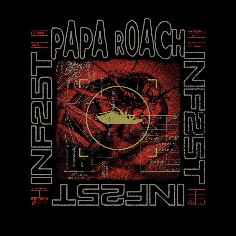 T-Shirt Manches courtes  de Papa Roach - Lab - S à L - pour Homme - noir - Papa Roach - View 2