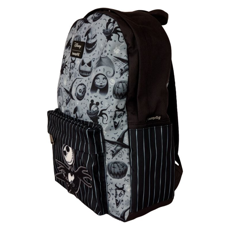 Sac à dos Disney de L'Étrange Noël De Monsieur Jack - Loungefly - Jack - pour Femme - noir/gris/blanc - L'Étrange Noël De Monsieur Jack