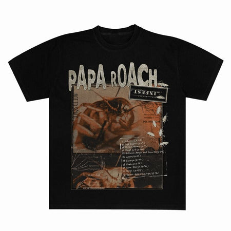 T-Shirt Manches courtes  de Papa Roach - Scraps - S à XXL - pour Homme - noir - Papa Roach