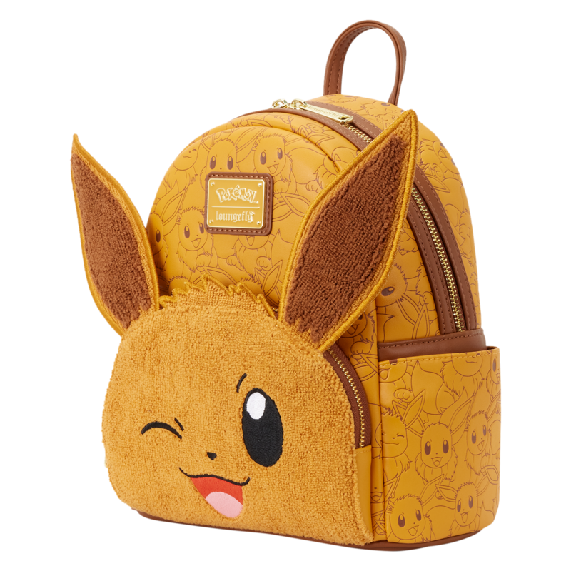 Mini Sac À Dos Gaming de Pokémon - Loungefly - Eevee - pour Femme - marron clair - Pokémon - View 2