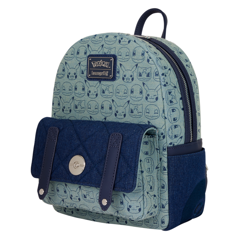 Mini Sac À Dos Gaming de Pokémon - Loungefly - Pokémon - pour Femme - bleu - Pokémon - View 2