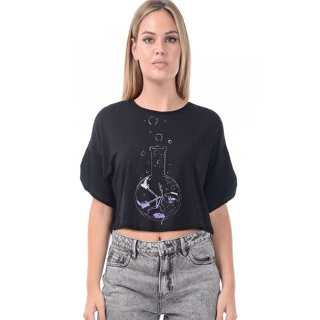 T-Shirt Manches courtes  de Outer Vision - Witch Potion - S à XXL - pour Femme - noir - Outer Vision