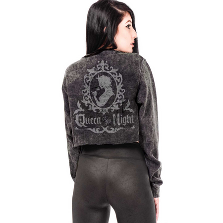 Sweat-shirt  de Alchemy England - Queen Of The Night - S à XXL - pour Femme - gris - Alchemy England - View 2