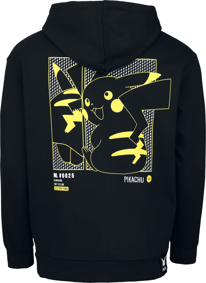 Sweat-shirt zippé à capuche Gaming de Pokémon - S à XXL - pour Homme - noir - Pokémon - View 2