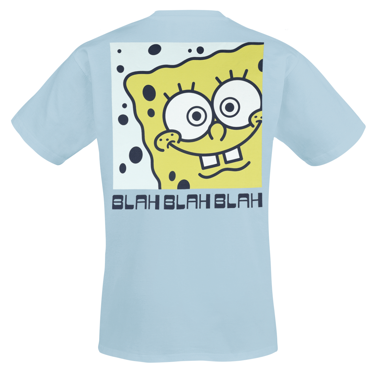 T-Shirt Manches courtes  de Bob L'Éponge - Blah Blah Blah - S à 3XL - pour Homme - bleu clair - Bob L'Éponge - View 2