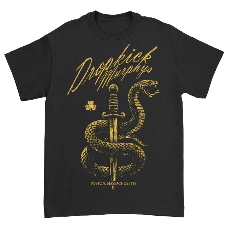 T-Shirt Manches courtes  de Dropkick Murphys - Serpent & Dagger - S à XL - pour Homme - noir - Dropkick Murphys