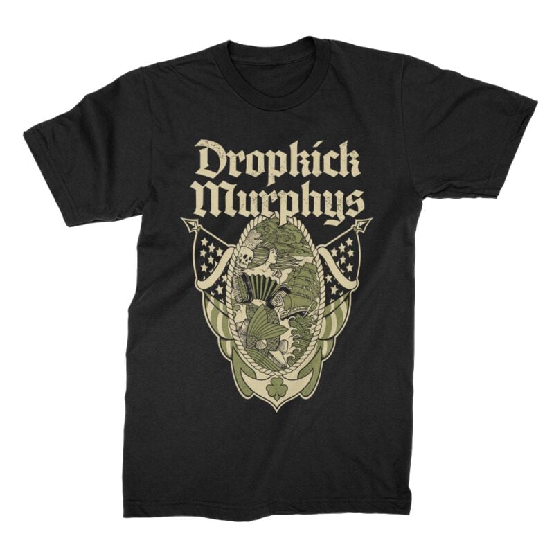 T-Shirt Manches courtes  de Dropkick Murphys - Siren - S à XXL - pour Homme - noir - Dropkick Murphys