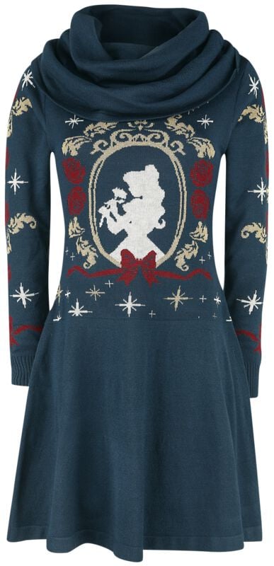 Robe mi-longue Disney de La Belle Et La Bête - Belle - XS à 3XL - pour Femme - multicolore - La Belle Et La Bête