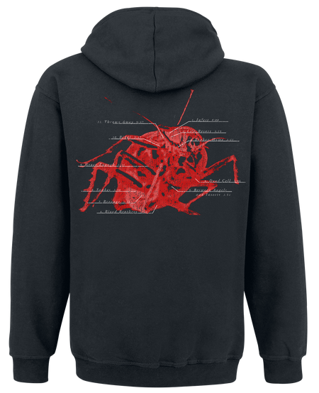 Sweat-shirt à capuche  de Papa Roach - Logo Blur - M à L - pour Homme - noir - Papa Roach - View 2