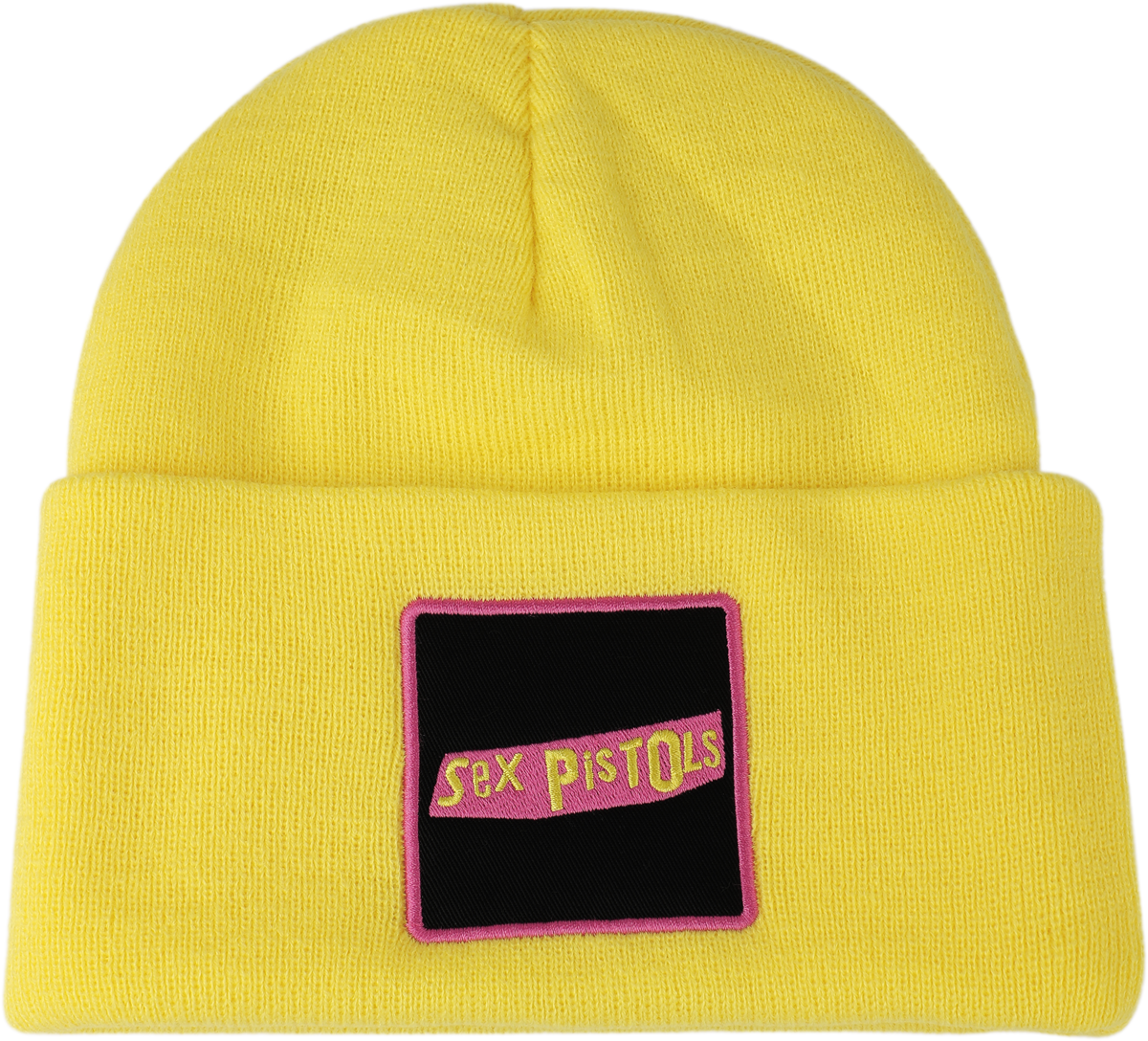 Bonnet  de Sex Pistols - Amplified Collection - Patch Beanie - pour Unisexe - jaune - Sex Pistols - View 2
