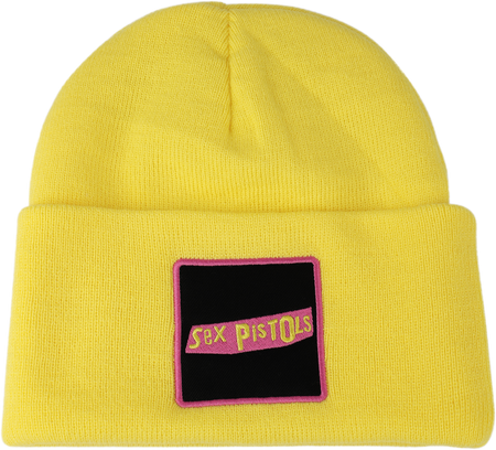 Bonnet  de Sex Pistols - Amplified Collection - Patch Beanie - pour Unisexe - jaune - Sex Pistols - View 2