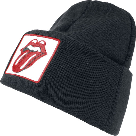 Bonnet  de The Rolling Stones - Amplified Collection - Patch Beanie - pour Unisexe - noir - The Rolling Stones